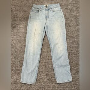 Madewell Light Blue Straight Leg Jeans
